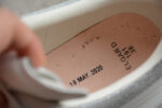 Alexander McQueen Oversized Sneakers – White with Grey Suede Heel