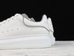 Alexander McQueen Oversized Sneakers – White with Grey Trim