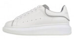 Alexander McQueen Oversized Sneakers – White with Grey Trim