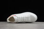 Alexander McQueen Oversized Sneakers – White with Iridescent Pink Heel