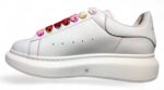 Alexander McQueen Oversized Sneakers – White with Multicolor Details