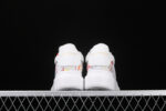 Alexander McQueen Oversized Sneakers – White with Multicolor Graffiti Print