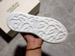 Alexander McQueen Oversized Sneakers – White with Pink Suede Heel