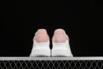 Alexander McQueen Oversized Sneakers – White with Pink Suede Heel