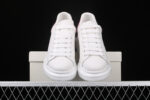 Alexander McQueen Oversized Sneakers – White with Pink Suede Heel Tab