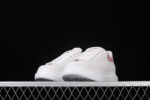 Alexander McQueen Oversized Sneakers – White with Pink Suede Heel Tab