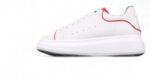 Alexander McQueen Oversized Sneakers – White with Red Piping