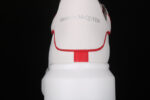 Alexander McQueen Oversized Sneakers – White with Red Piping