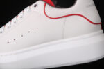 Alexander McQueen Oversized Sneakers – White with Red Piping