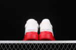 Alexander McQueen Oversized Sneakers – White with Red Sole