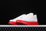 Alexander McQueen Oversized Sneakers – White with Red Sole