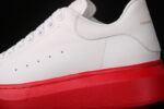 Alexander McQueen Oversized Sneakers – White with Red Sole