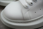 Alexander McQueen Oversized Sneakers – White with Red Suede Heel