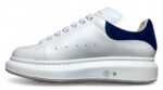 Alexander McQueen Oversized Sneakers – White with Royal Blue Heel