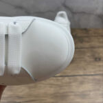 Alexander McQueen Oversized Sneakers – White with Silver Glitter Heel
