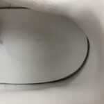 Alexander McQueen Oversized Sneakers – White with Silver Glitter Heel