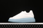Alexander McQueen Oversized Sneakers – White with Sky Blue Sole