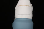 Alexander McQueen Oversized Sneakers – White with Sky Blue Sole