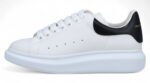 Alexander McQueen Oversized Sneakers – White/Smoky Grey Heel Tab
