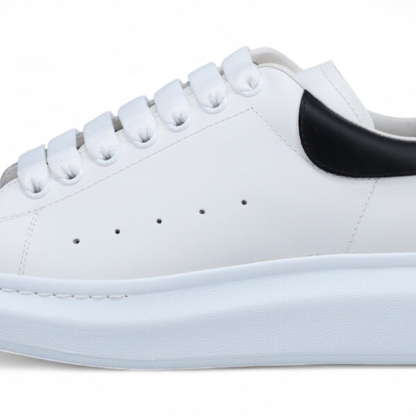 Alexander McQueen Oversized Sneakers – White/Smoky Grey Heel Tab