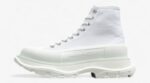 Alexander McQueen Tread Slick High-Top Sneakers – White