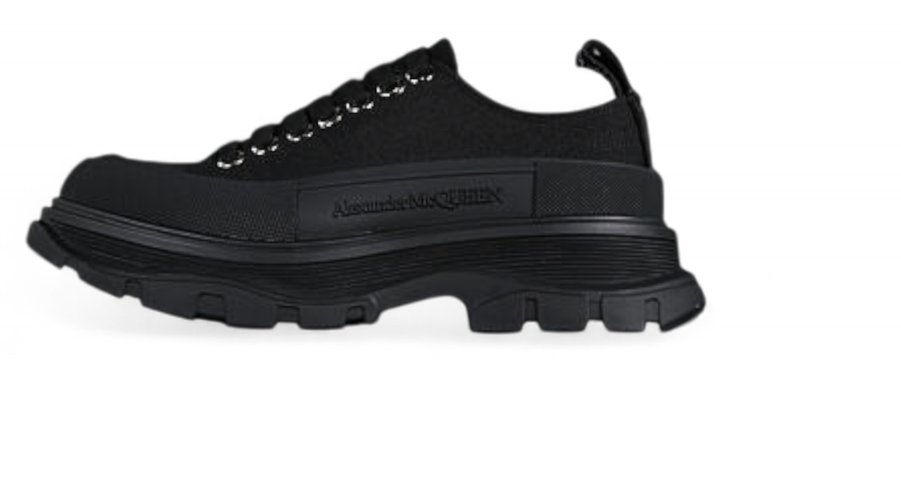 Alexander McQueen Tread Slick Low-Top Sneaker – Black