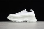 Alexander McQueen Tread Slick Low-Top Sneakers – All White