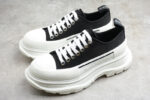 Alexander McQueen Tread Slick Low-Top Sneakers – Black & White