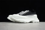 Alexander McQueen Tread Slick Low-Top Sneakers – Black/White