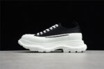 Alexander McQueen Tread Slick Low-Top Sneakers – Black/White