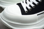 Alexander McQueen Tread Slick Low-Top Sneakers – Black/White