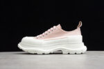 Alexander McQueen Tread Slick Low-Top Sneakers – Pink Canvas