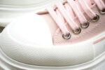 Alexander McQueen Tread Slick Low-Top Sneakers – Pink Canvas