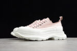 Alexander McQueen Tread Slick Low-Top Sneakers – Pink Canvas
