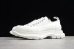 Alexander McQueen Tread Slick Low-Top Sneakers – Triple White