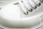 Alexander McQueen Tread Slick Low-Top Sneakers – Triple White