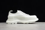 Alexander McQueen Tread Slick Low-Top Sneakers – Triple White