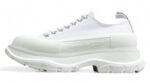 Alexander McQueen Tread Slick Low-Top Sneakers – White