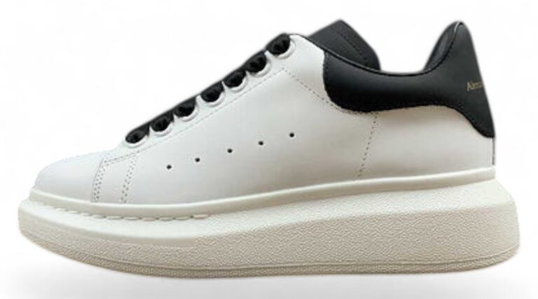 Alexander McQueen Oversized Sneaker – White & Black Detailing