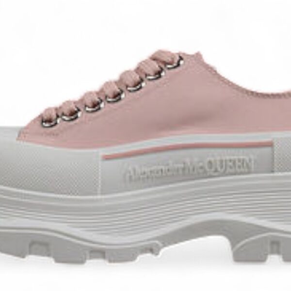 Alexander McQueen Tread Slick Low – Dusty Pink Canvas