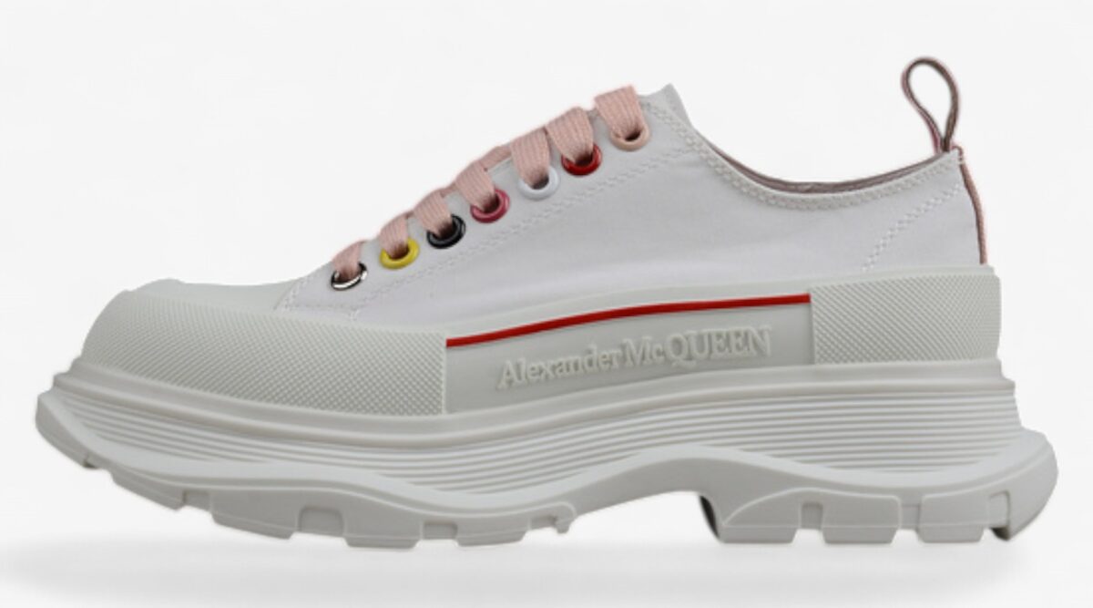 Alexander McQueen Tread Slick Low – Rainbow Eyelets Edition