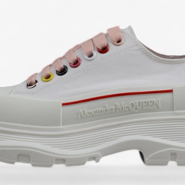 Alexander McQueen Tread Slick Low – Rainbow Eyelets Edition