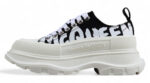 Alexander McQueen Tread Slick Low – White Sole Black/White Logo