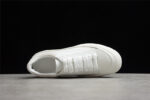 Alexander McQueen Vulcanized Low-Top Sneakers – All White with Suede Heel