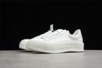 Alexander McQueen Vulcanized Low-Top Sneakers – All White with Suede Heel