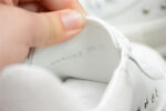 Alexander McQueen Vulcanized Low-Top Sneakers – All White with Suede Heel