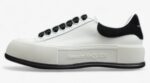 Alexander McQueen Vulcanized Low-Top Sneakers – Black & White
