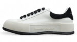 Alexander McQueen Vulcanized Low-Top Sneakers – Black & White