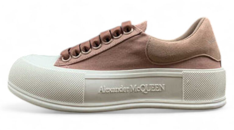 Alexander McQueen Vulcanized Low-Top Sneakers – Rose Pink