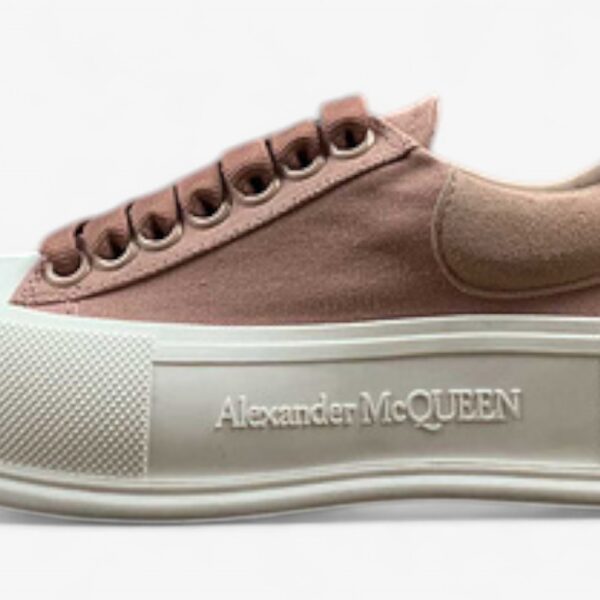 Alexander McQueen Vulcanized Low-Top Sneakers – Rose Pink